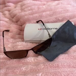 Liz Claiborne Dark Brown Sunglasses